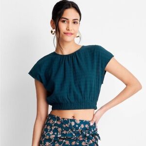 Future Collective Deeo Blue Crop Top Target